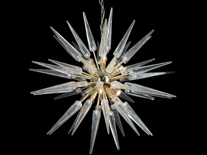 STARBURST - Murano glass chandelier _ Sogni Di Cristallo